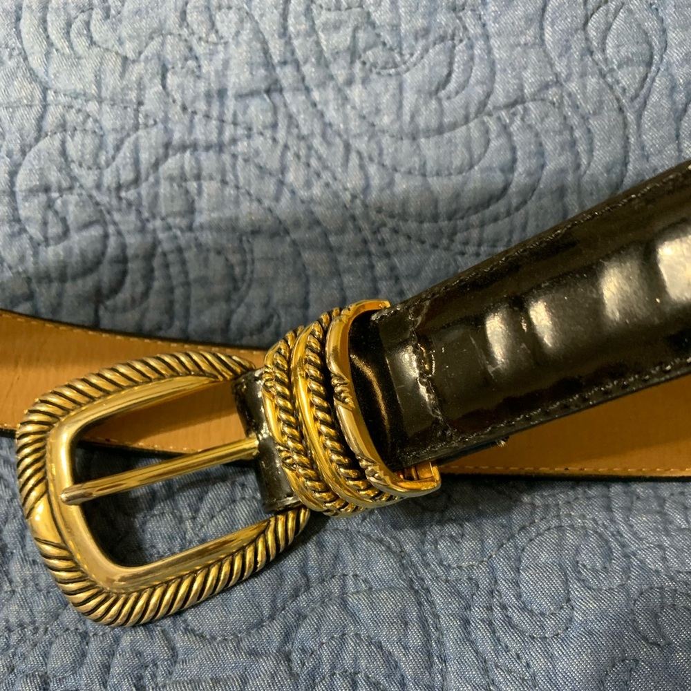Bright brand dressy belt